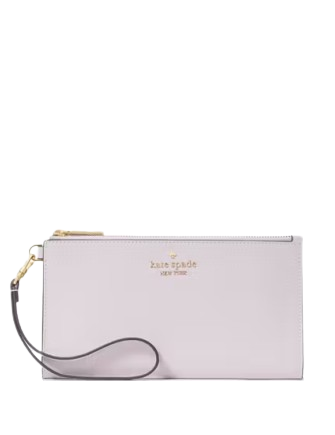 Kate Spade New York Madison Double Zip Wristlet Pale Amethyst
