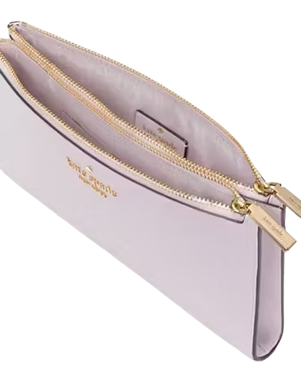Kate Spade New York Madison Double Zip Wristlet Pale Amethyst