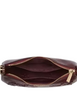 Kate Spade New York Madison Floral Applique Crescent Shoulder Bag Dark Merlot