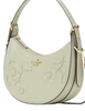 Kate Spade New York Madison Floral Applique Crescent Shoulder Bag Sage Bundle