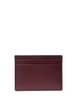 Kate Spade New York Madison Floral Applique Small Slim Card Holder Dark Merlot