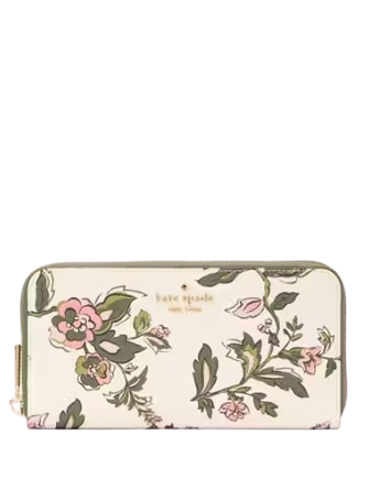 Kate Spade New York Madison Floral Large Continental Wallet  Meringue 