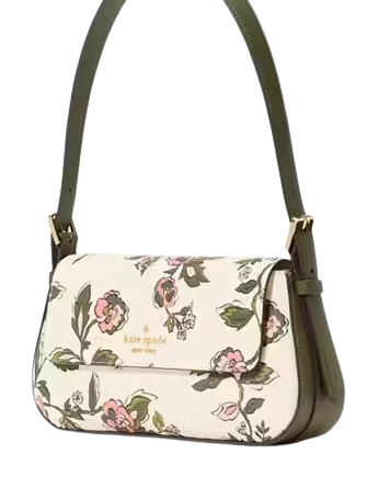 Kate Spade New York Madison Floral Small Shoulder Bag  Meringue 