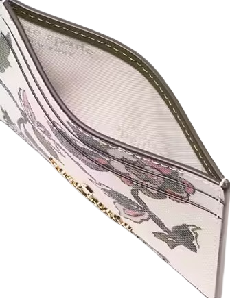 Kate Spade New York Madison Floral Small Slim Card Holder  Meringue 