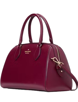Kate Spade New York Madison Large Dolly Duffle Crossbody Blackberry Preserves