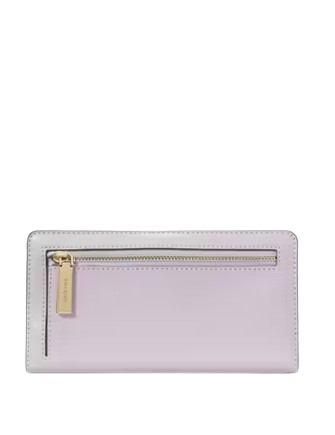 Kate Spade New York Madison Large Slim Bifold Wallet Pastel Lavender