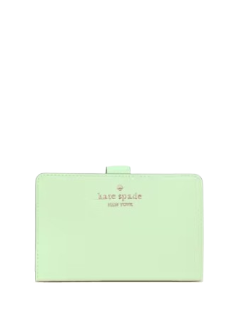 Kate Spade New York Madison Medium Compact Bifold Wallet Matcha Latte