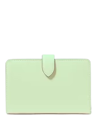 Kate Spade New York Madison Medium Compact Bifold Wallet Matcha Latte