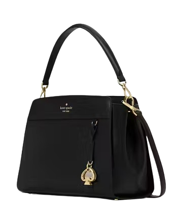 Kate Spade New York Madison Medium Top Handle Satchel  Black
