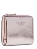Kate Spade New York Madison Metallic Small L-zip Wallet Lilac Moonlight