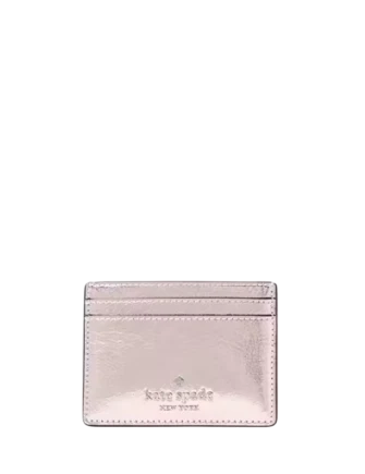 Kate Spade New York Madison Metallic Small Slim Card Holder
