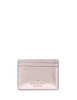 Kate Spade New York Madison Metallic Small Slim Card Holder Lilac Moonlight