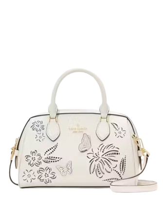 Kate Spade New York Madison Perforated Small Dolly Duffle Meringue