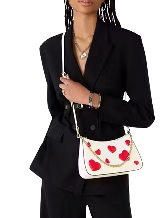 Kate Spade New York Madison Puffy Heart Convertible Crossbody  Meringue 