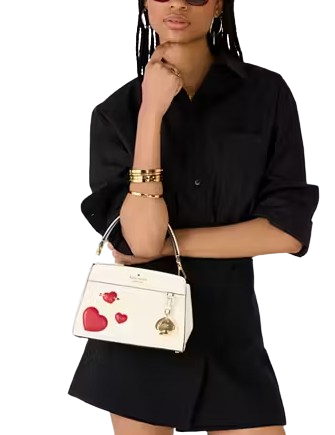 Kate Spade New York Madison Puffy Heart Small Top Handle Satchel  Meringue 