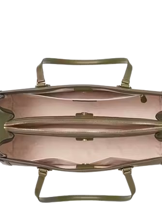 Kate Spade New York Madison Saffiano East West Leather Laptop Tote Seaweed
