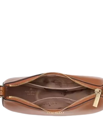 Kate Spade New York Madison Saffiano Leather Crescent Shoulder Bag Cavern Clay