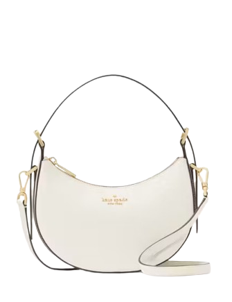 Kate Spade New York Madison Saffiano Leather Crescent Shoulder Bag Meringue