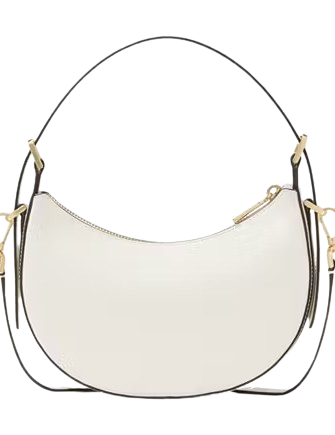 Kate Spade New York Madison Saffiano Leather Crescent Shoulder Bag Meringue