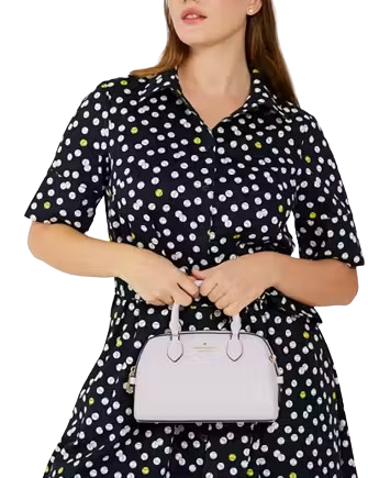 Kate Spade New York Madison Saffiano Leather Duffle Crossbody Pastel Lavender