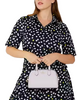 Kate Spade New York Madison Saffiano Leather Duffle Crossbody Pastel Lavender