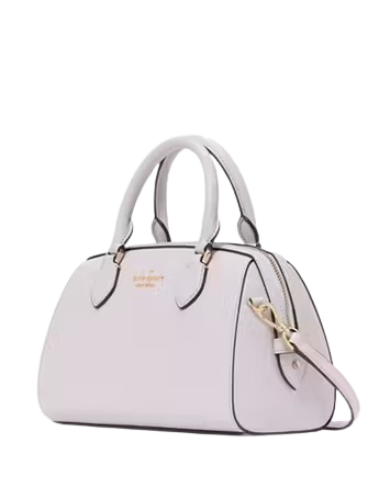 Kate Spade New York Madison Saffiano Leather Duffle Crossbody Pastel Lavender