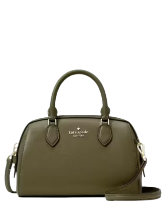 Kate Spade New York Madison Saffiano Leather Duffle Crossbody Seaweed