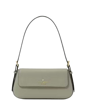 Kate Spade New York Madison Saffiano Leather Small Flap Shoulder Bag Dusky Pine 