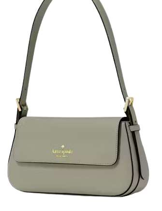 Kate Spade New York Madison Saffiano Leather Small Flap Shoulder Bag Dusky Pine 