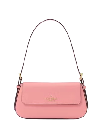 Kate Spade New York Madison Saffiano Leather Small Flap Shoulder Bag Terracotta Tile
