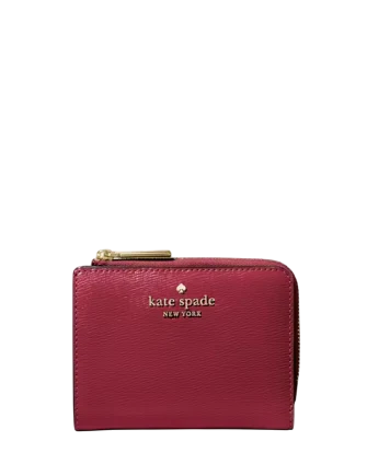 Kate Spade New York Madison Small L-Zip Wallet Red Jam