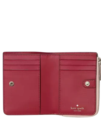 Kate Spade New York Madison Small L-Zip Wallet Tutu Pink