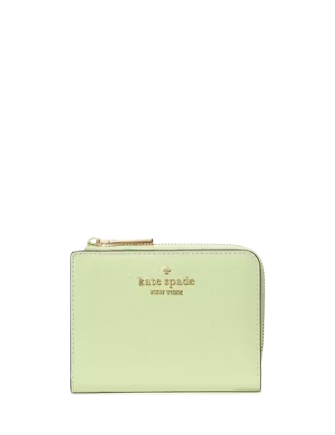 Kate Spade New York Madison Small L Zip Wallet  Matcha Latte