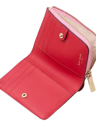 Kate Spade New York Madison Small L Zip Wallet Surf Pink