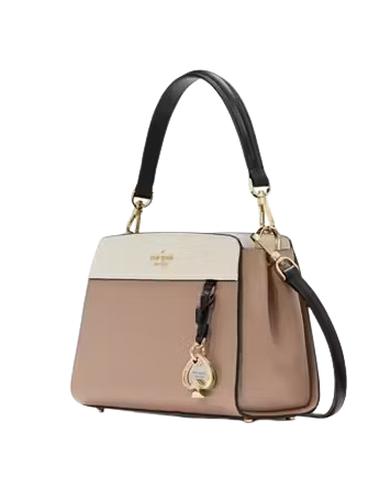 Kate Spade New York Madison Small Top Handle Satchel  Toasted Hazelnut 