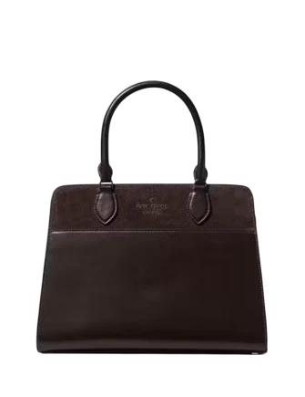 Kate Spade New York Madison Suede Medium Satchel Hot Fudge