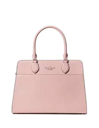 Kate Spade New York Madison Textured Patent Leather Medium Satchel Tutu Pink