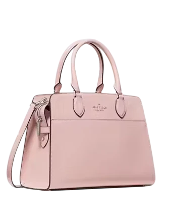 Kate Spade New York Madison Textured Patent Leather Medium Satchel Tutu Pink