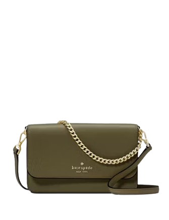 Kate Spade New York Madison Willow Mini Flap Crossbody Seaweed