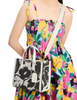 Kate Spade New York Manhattan Tropical Foliage Canvas Jacquard Small Tote Black Multi