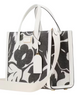 Kate Spade New York Manhattan Tropical Foliage Canvas Jacquard Small Tote Black Multi