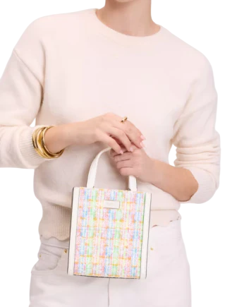 Kate Spade New York Manhattan Tweed Mini Tote