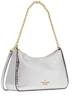 Kate Spade New York Margot Crinkle Metallic Convertible Crossbody Silver