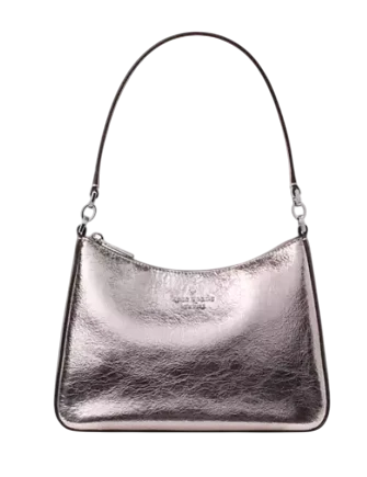 Kate Spade New York Margot Crinkle Metallic Convertible Shoulder Bag