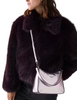Kate Spade New York Margot Crinkle Metallic Convertible Shoulder Bag Lilac Moonlight