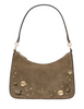 Kate Spade New York Margot Embellished Suede Medium Shoulder Bag Shell