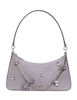 Kate Spade New York Margot Embellished Suede Shoulder Bag Icy Lavender 
