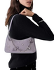 Kate Spade New York Margot Embellished Suede Shoulder Bag Icy Lavender 
