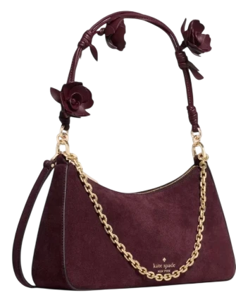 Kate Spade New York Margot Floral Handle Shoulder Bag Grenache