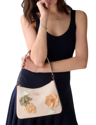 Kate Spade New York Margot Floral Shoulder Bag Fresh Peach 